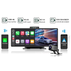 10.26" inch Smart Screen DVR – CarPlay & Android Auto me WiFi dhe Kamerë Dyfishe
