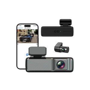 Dash Cam V8 Dual – Kamera Dyfishe Full HD me WiFi, Night Vision & G-Sensor